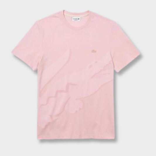 Ensemble short/t-shirt Lacoste Rose