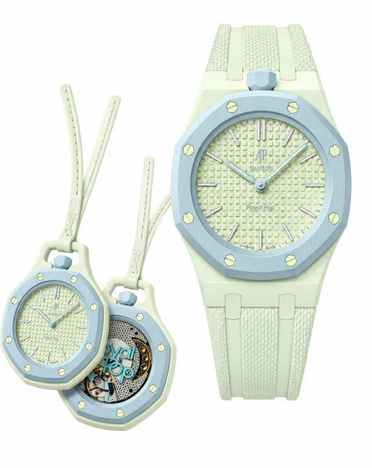 Royal Pop + Bracelet Royal Pop Silicone Noir & Blanc